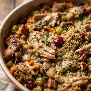High Protein Thanksgiving Turkey And Quinoa Casserole Healthy