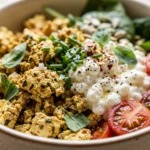 High Protein Tofu Meal Prep 30g+ Easy Breakfast Dinner Cottage Cheese