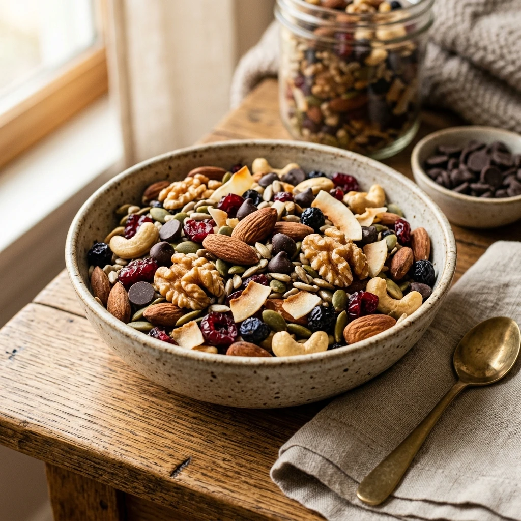 High Protein Trail Mix Healthy Snack