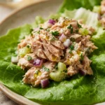 High Protein Tuna Salad Lettuce Cups