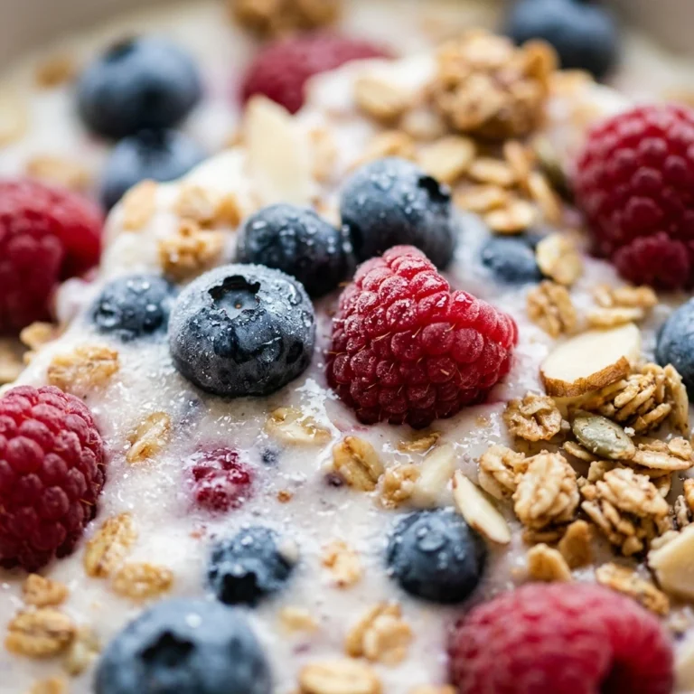 High Protein Yogurt Bark With Berries