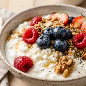 High Protein Yogurt Breakfast 30g+ Easy Meal Prep Low Carb Cottage Cheese