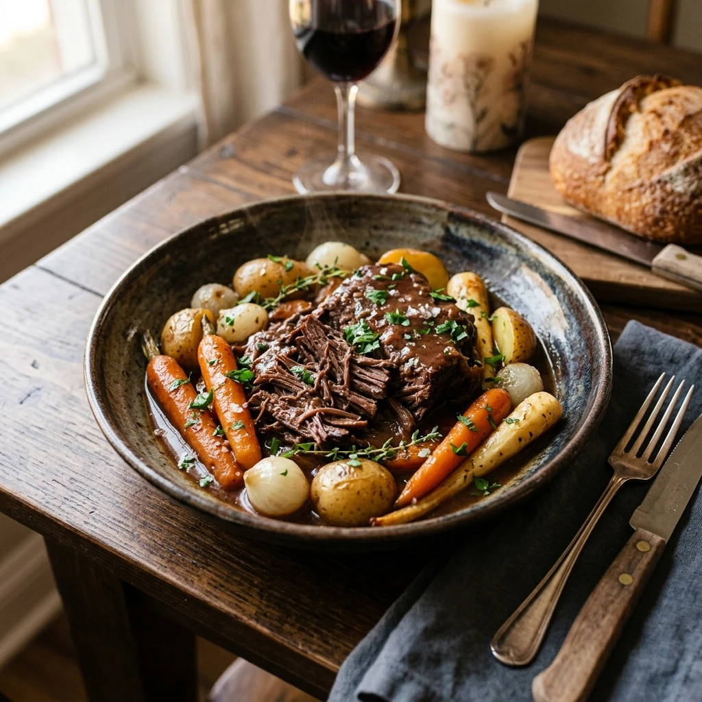 Hocus Pocus Pot Roast - Slow Cooker Magic
