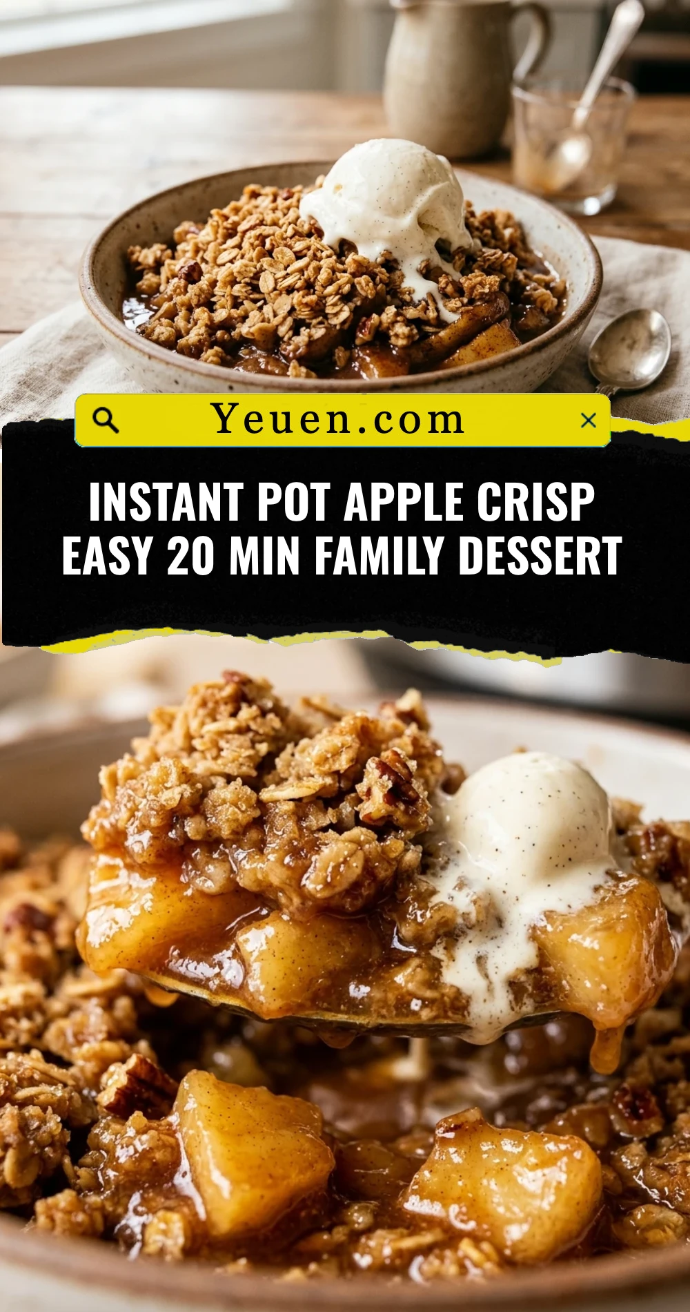 Instant Pot Apple Crisp Easy 20 Min Family Dessert