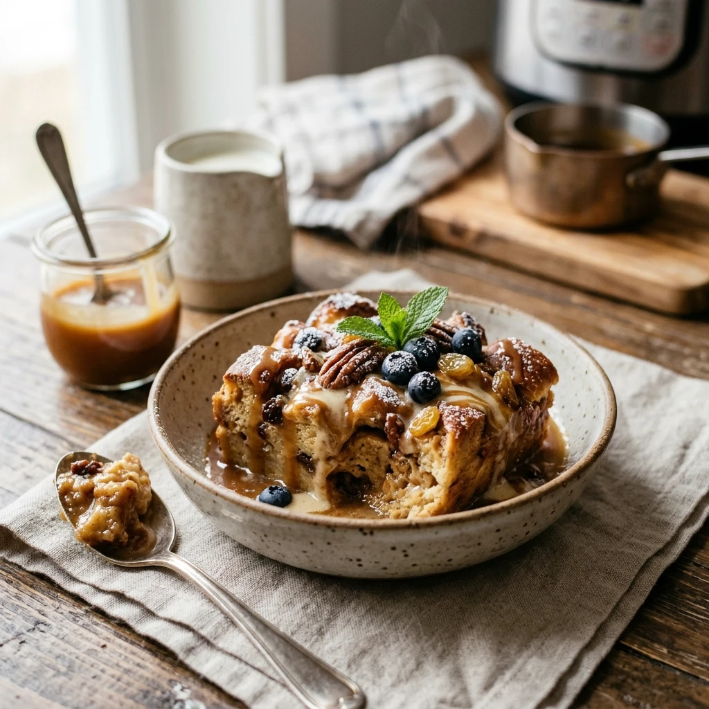 Instant Pot Bread Pudding Easy 20 Min Family Dessert