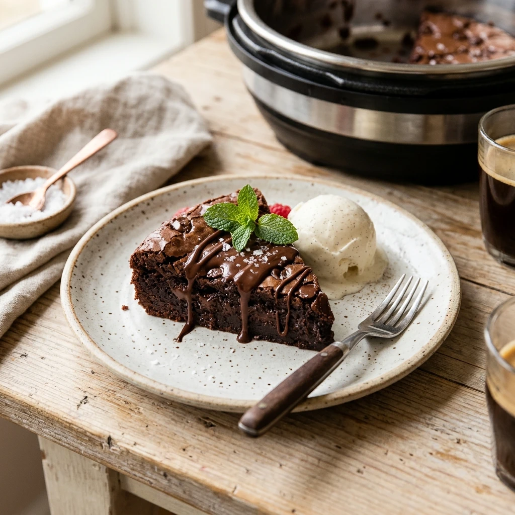 Instant Pot Brownie Easy 20 Min Family Dessert