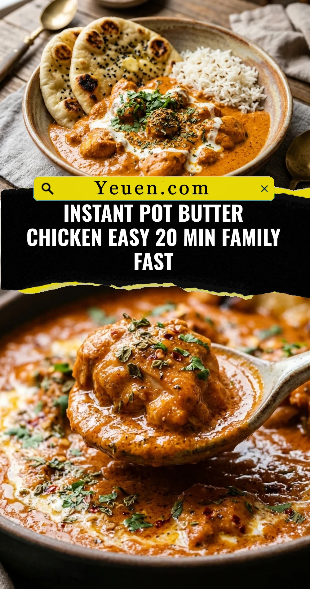 Instant Pot Butter Chicken Easy 20 Min Family Fast