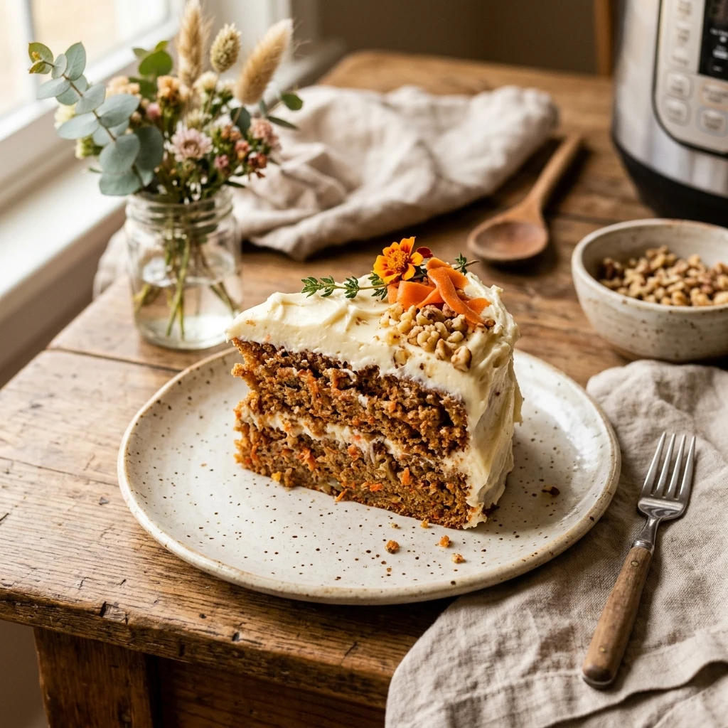 Instant Pot Carrot Cake Easy 20 Min Family Dessert