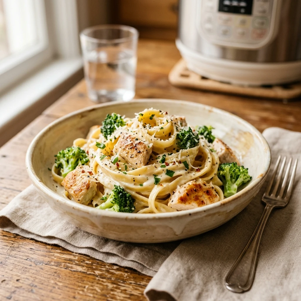 Instant Pot Chicken Alfredo Easy 20 Min Family Fast