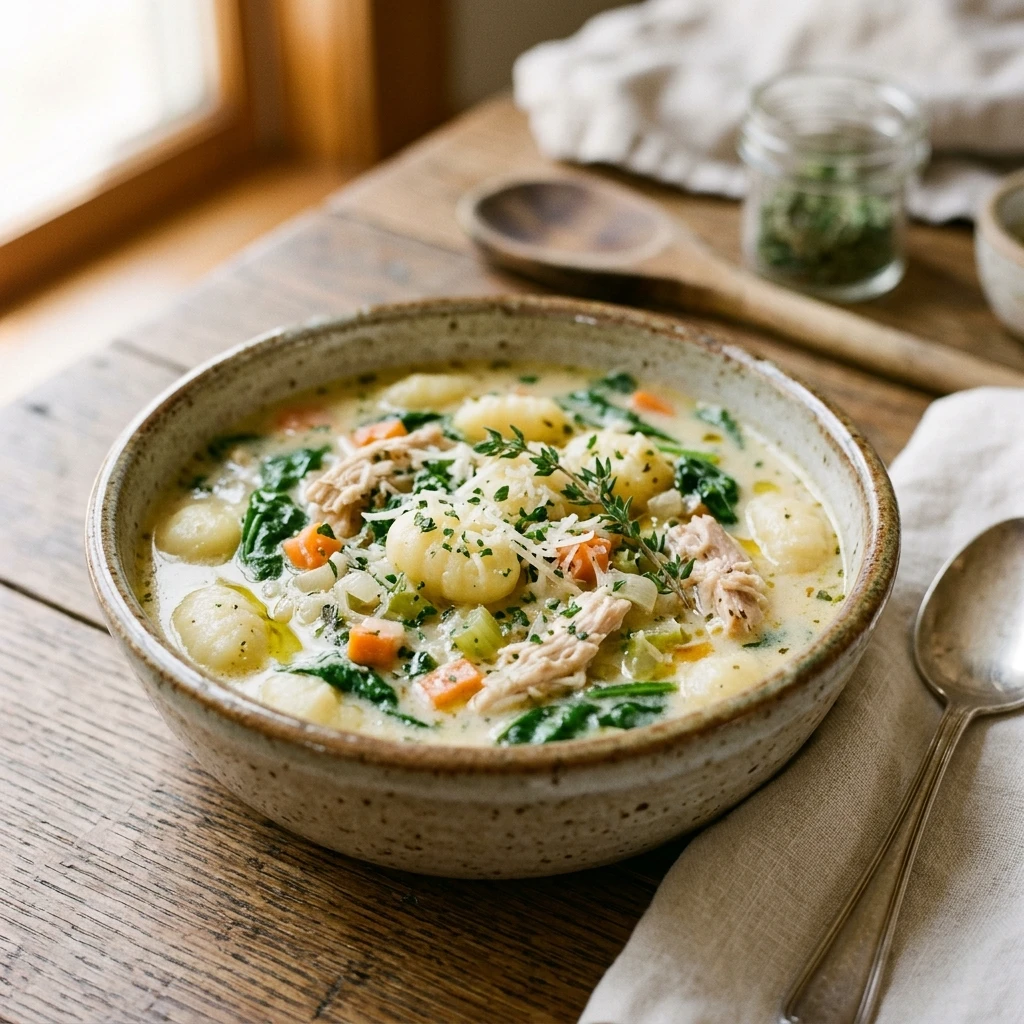 Instant Pot Chicken Gnocchi Soup Easy 20 Min One Pot Family