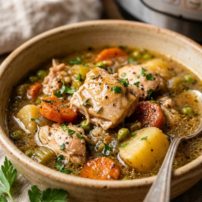 Instant Pot Chicken Stew Easy 20 Min One Pot Family Budget