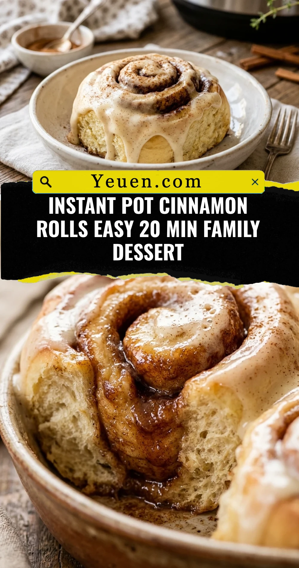 Instant Pot Cinnamon Rolls Easy 20 Min Family Dessert