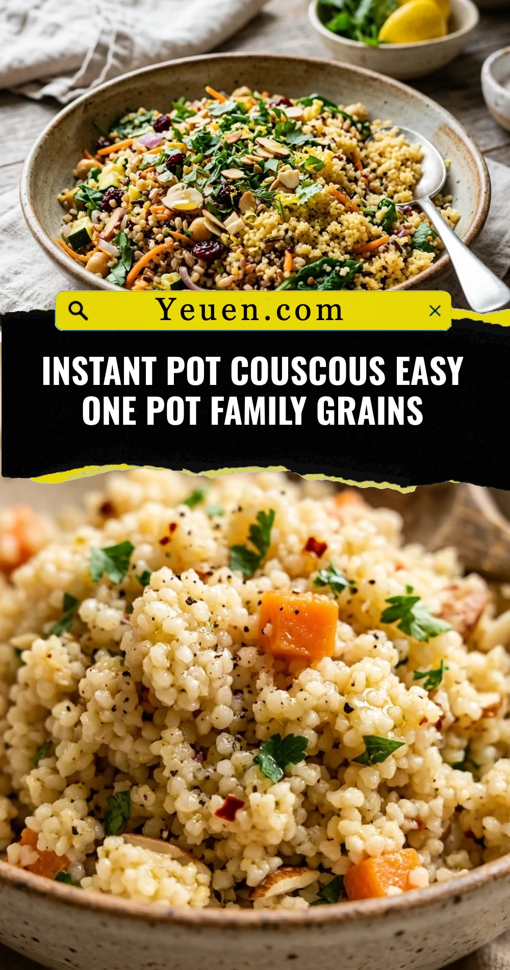 Instant Pot Couscous Easy One Pot Family Grains