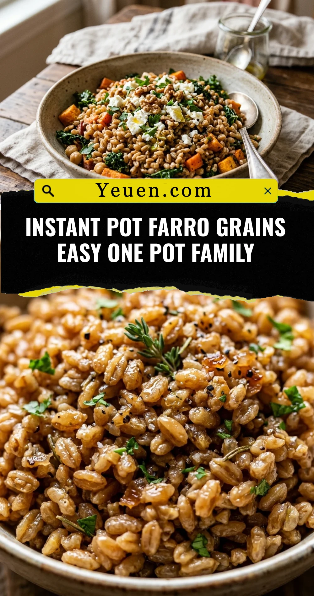 Instant Pot Farro Grains Easy One Pot Family