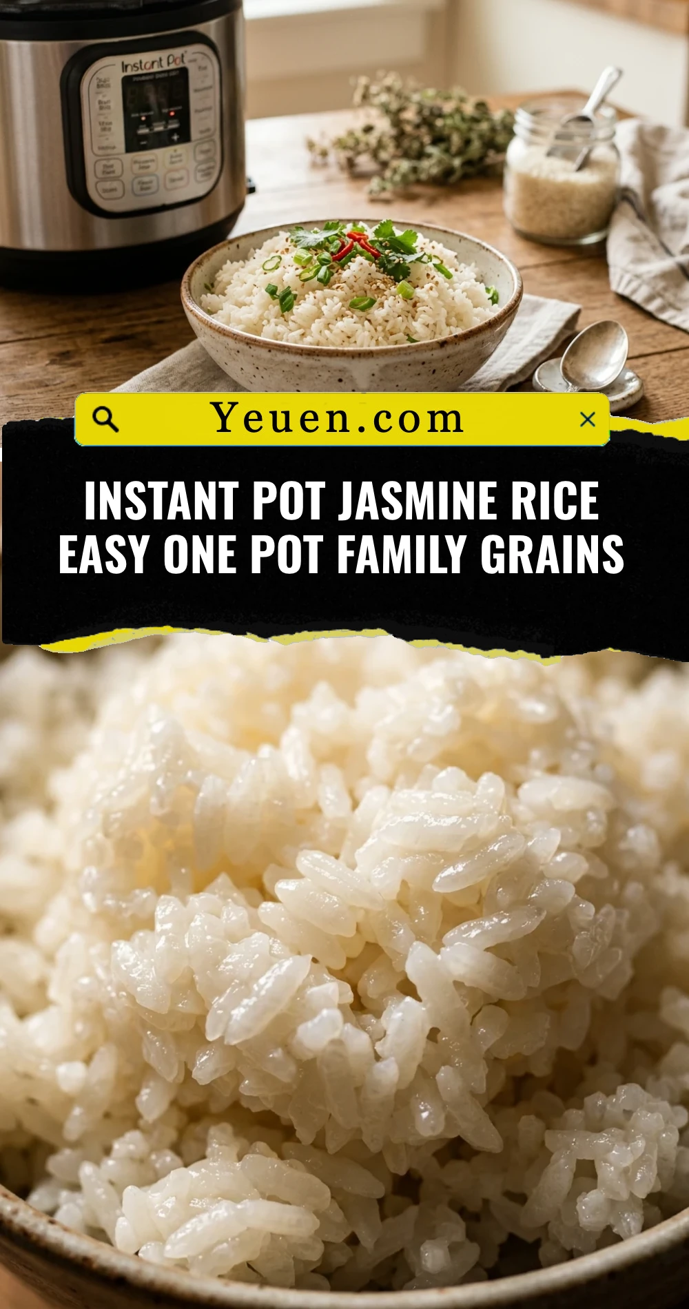 Instant Pot Jasmine Rice Easy One Pot Family Grains