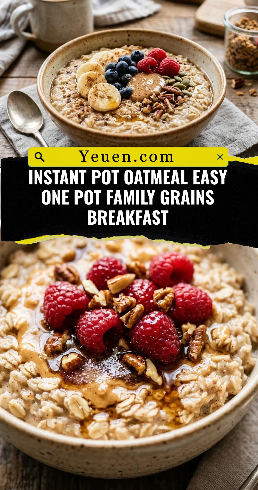 Instant Pot Oatmeal Easy One Pot Family Grains Breakfast