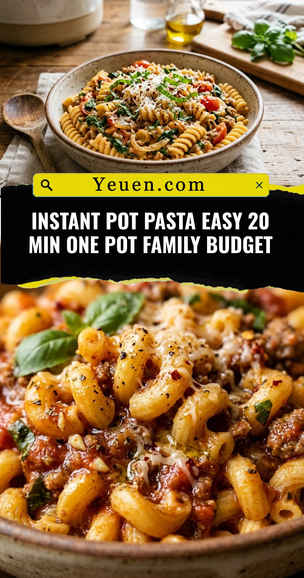Instant Pot Pasta Easy 20 Min One Pot Family Budget
