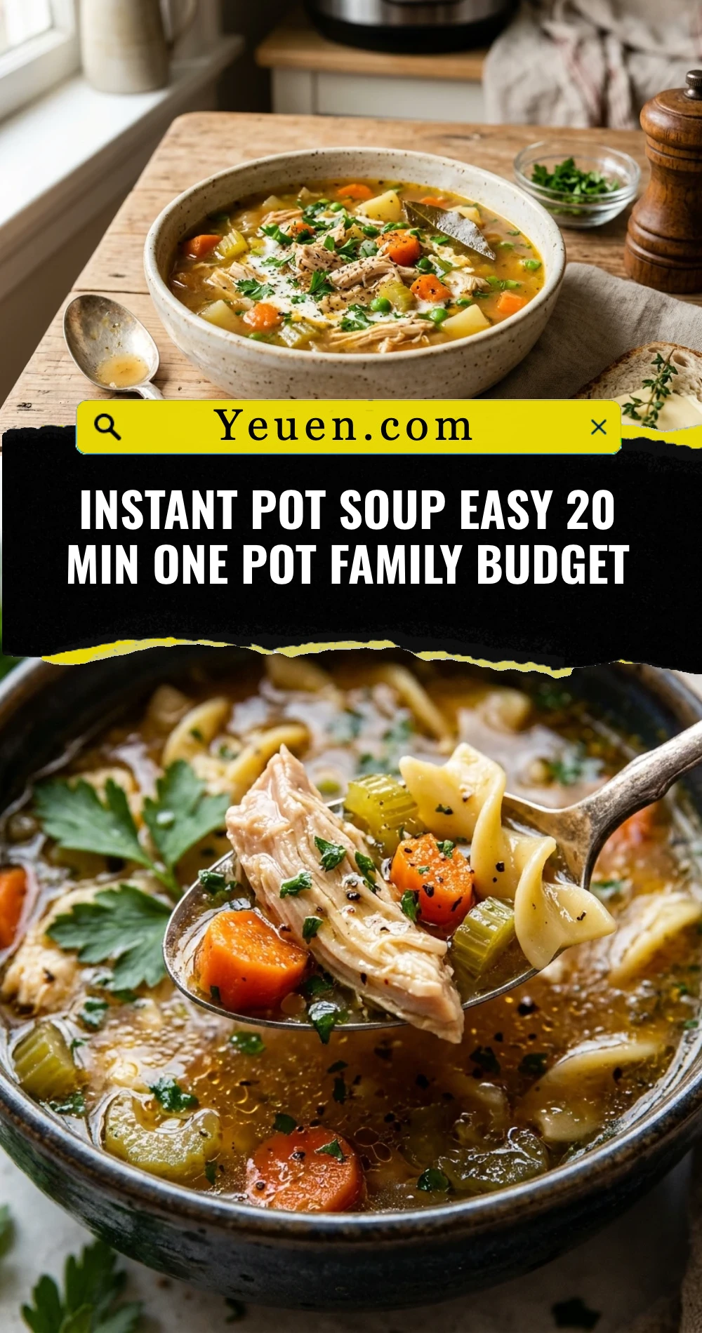 Instant Pot Soup Easy 20 Min One Pot Family Budget