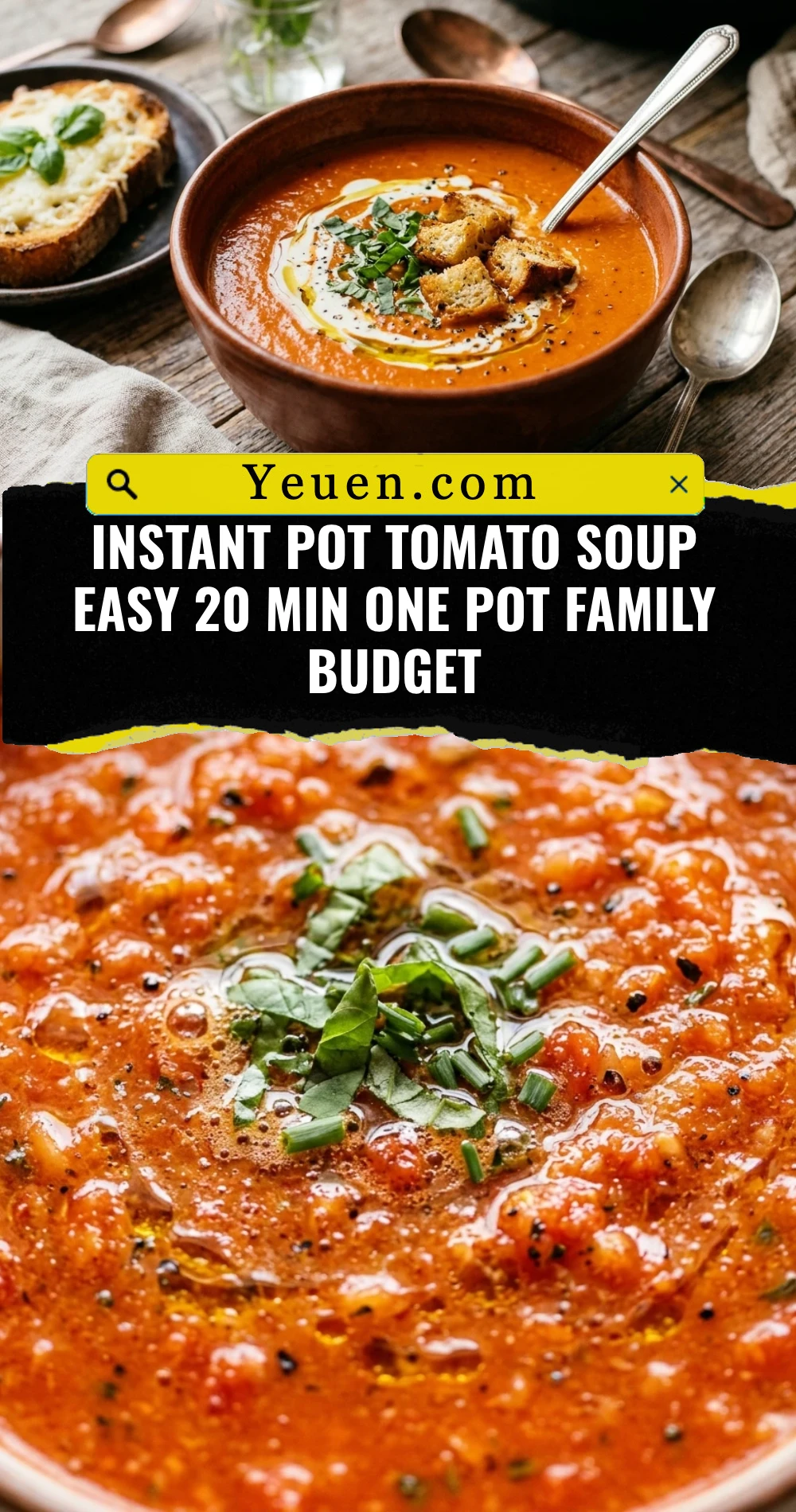 Instant Pot Tomato Soup Easy 20 Min One Pot Family Budget