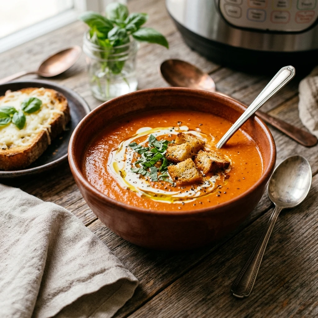 Instant Pot Tomato Soup Easy 20 Min One Pot Family Budget