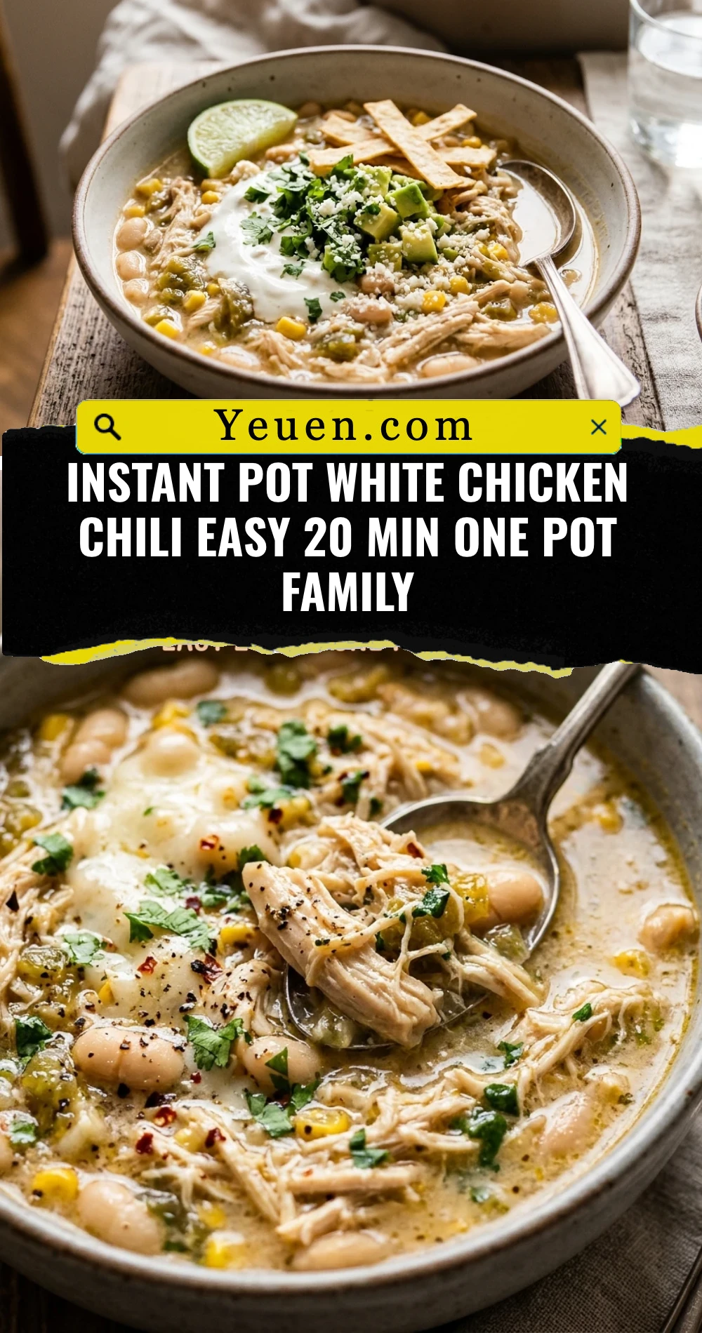 Instant Pot White Chicken Chili Easy 20 Min One Pot Family