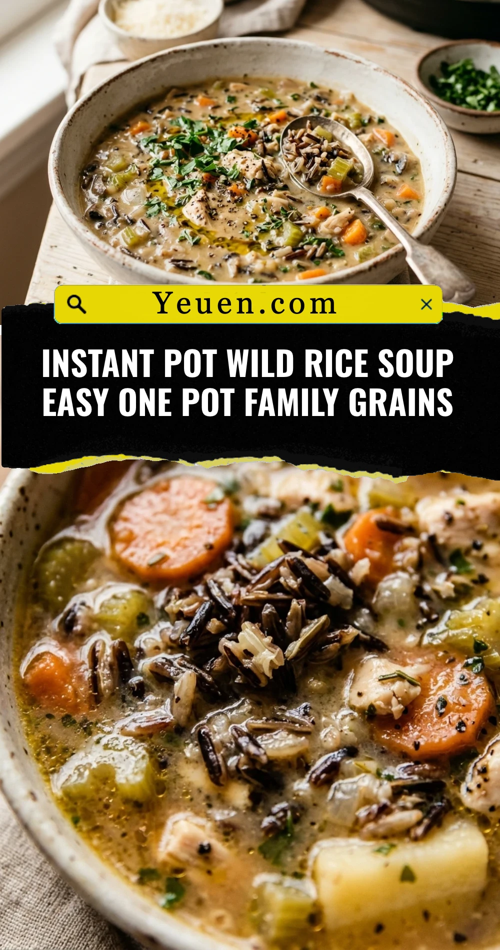 Instant Pot Wild Rice Soup Easy One Pot Family Grains