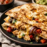 Jack-O-Lantern Quesadilla Dinner - 5 Ingredients