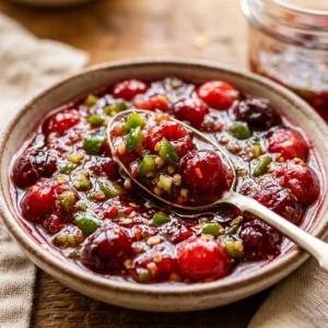 Jalapeño Cranberry Sauce Spicy Kick