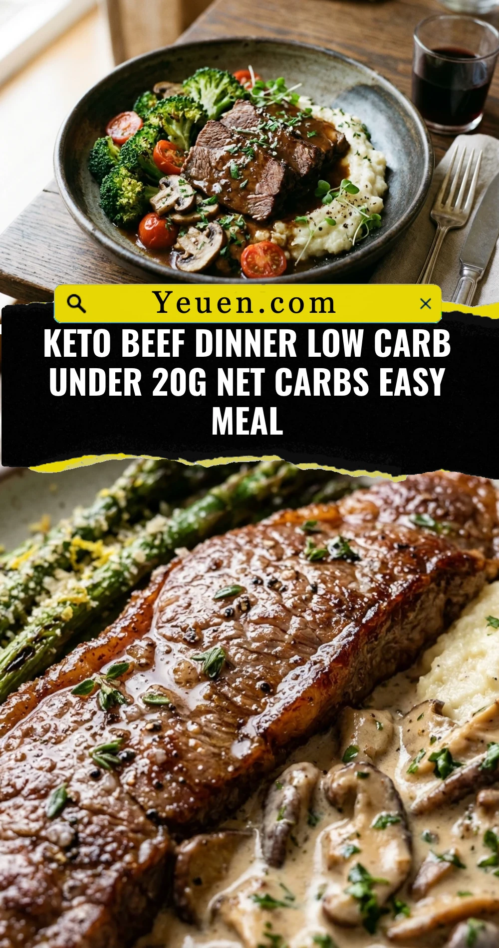 Keto Beef Dinner Low Carb Under 20g Net Carbs Easy Meal