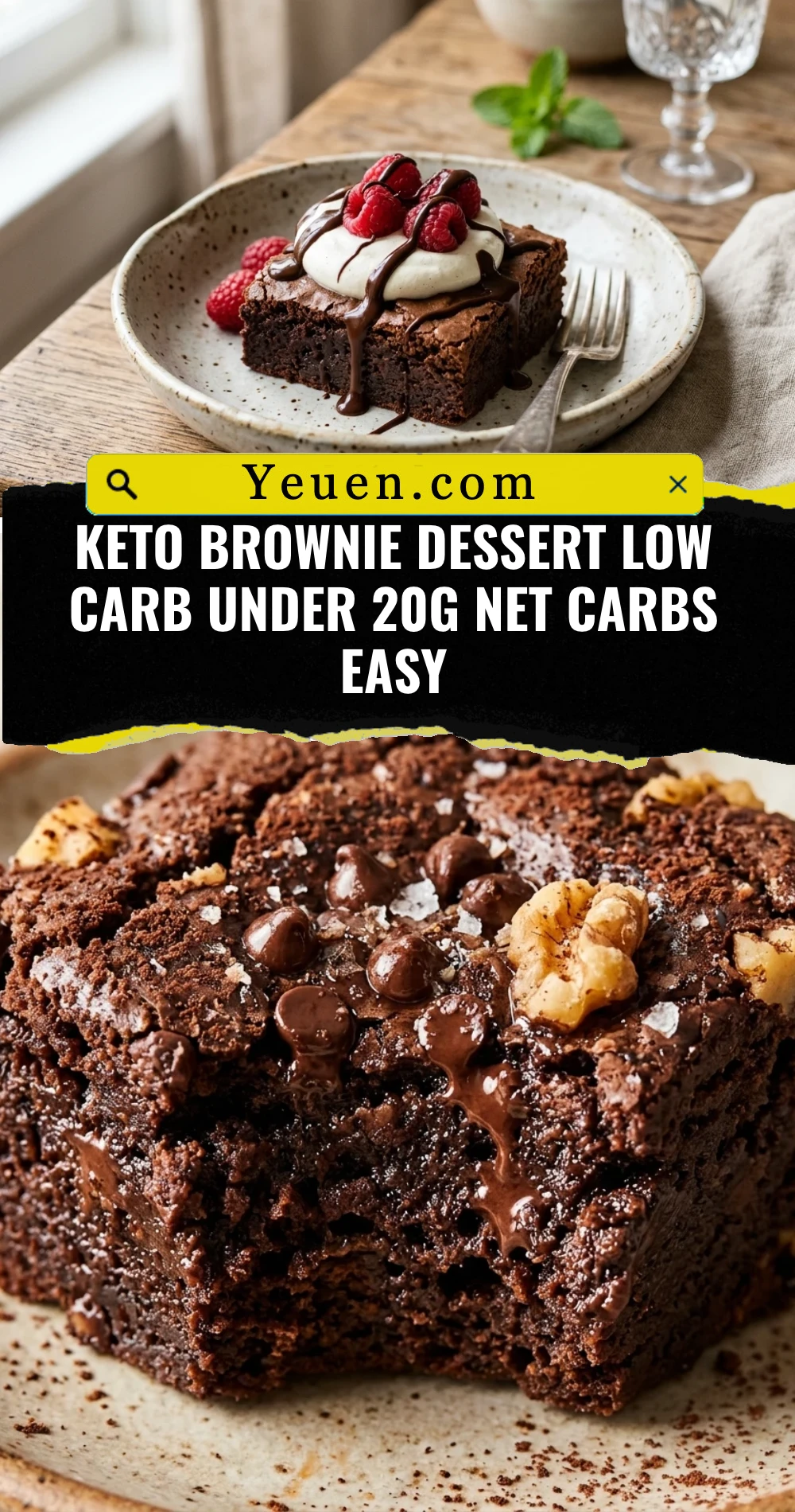 Keto Brownie Dessert Low Carb Under 20g Net Carbs Easy