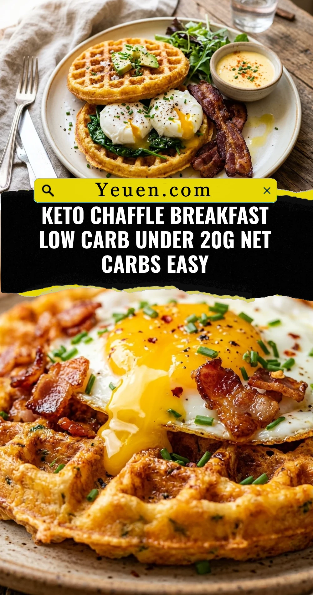 Keto Chaffle Breakfast Low Carb Under 20g Net Carbs Easy