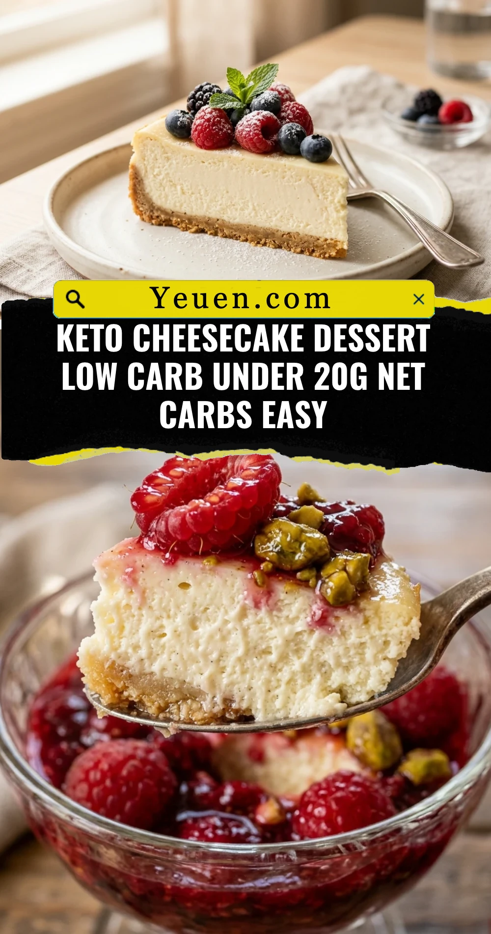 Keto Cheesecake Dessert Low Carb Under 20g Net Carbs Easy