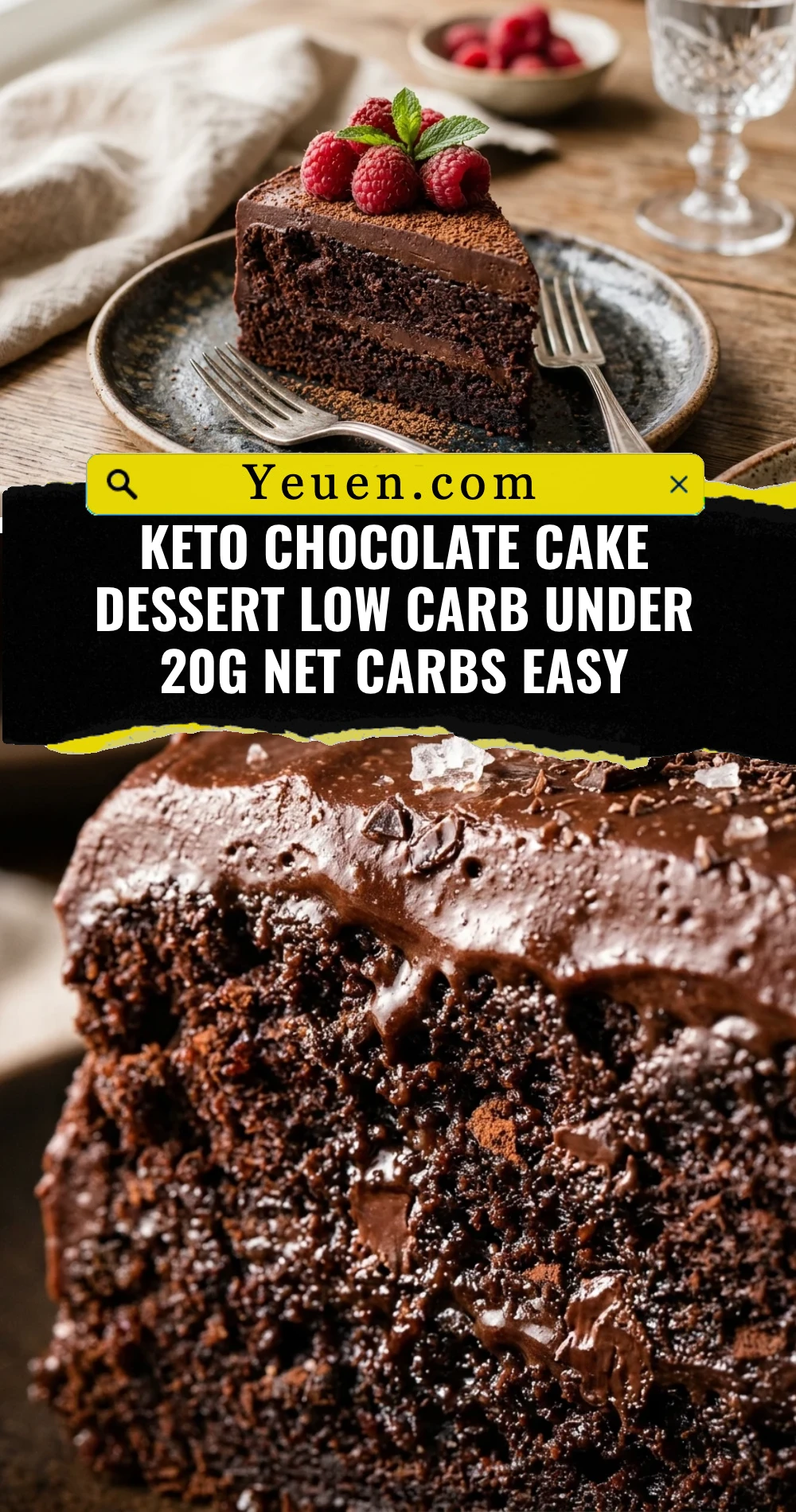 Keto Chocolate Cake Dessert Low Carb Under 20g Net Carbs Easy