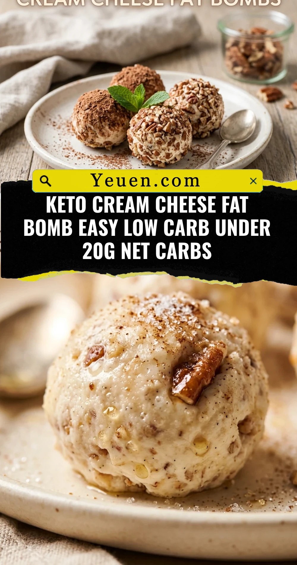 Keto Cream Cheese Fat Bomb Easy Low Carb Under 20g Net Carbs