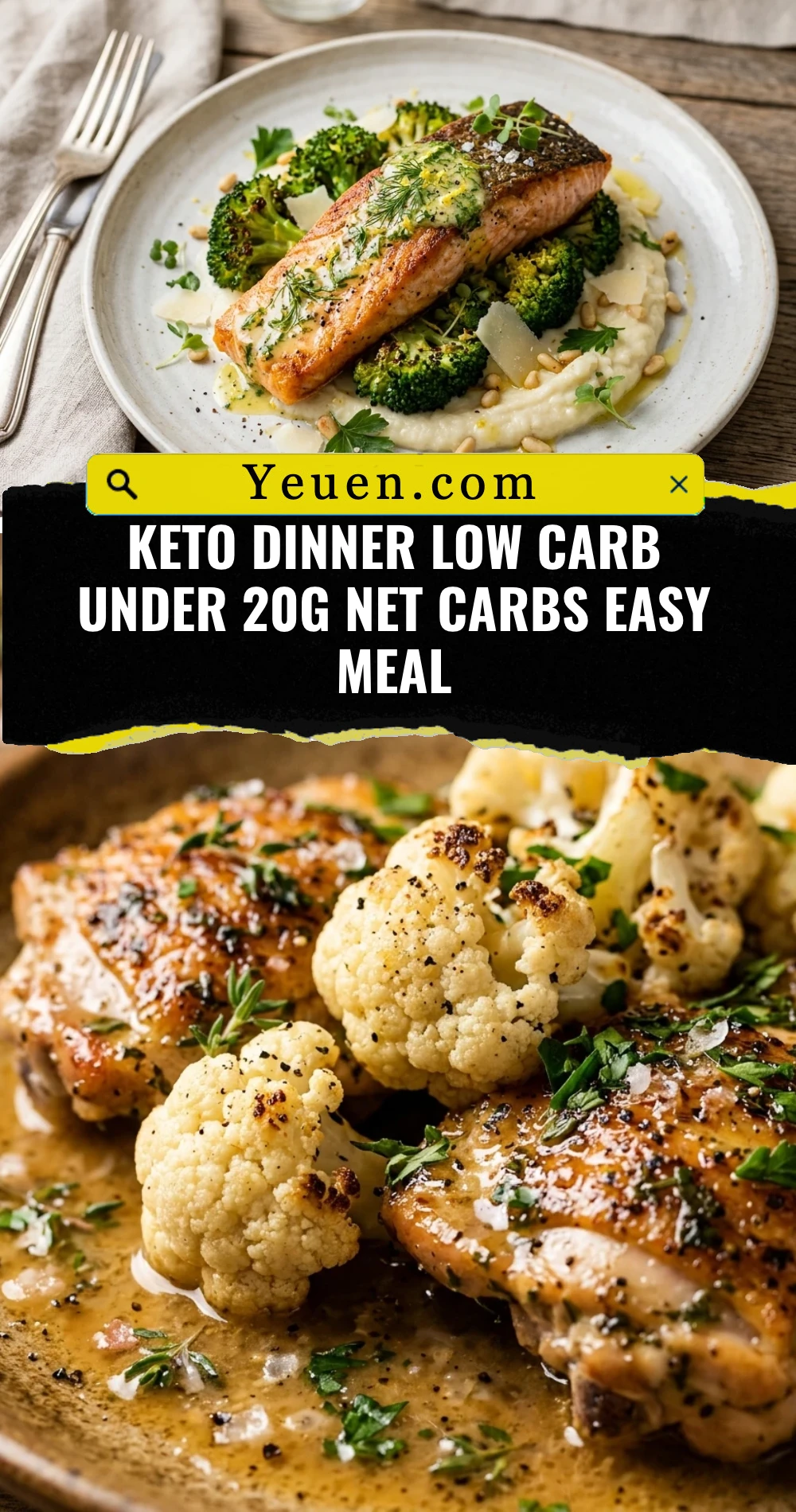 Keto Dinner Low Carb Under 20g Net Carbs Easy Meal