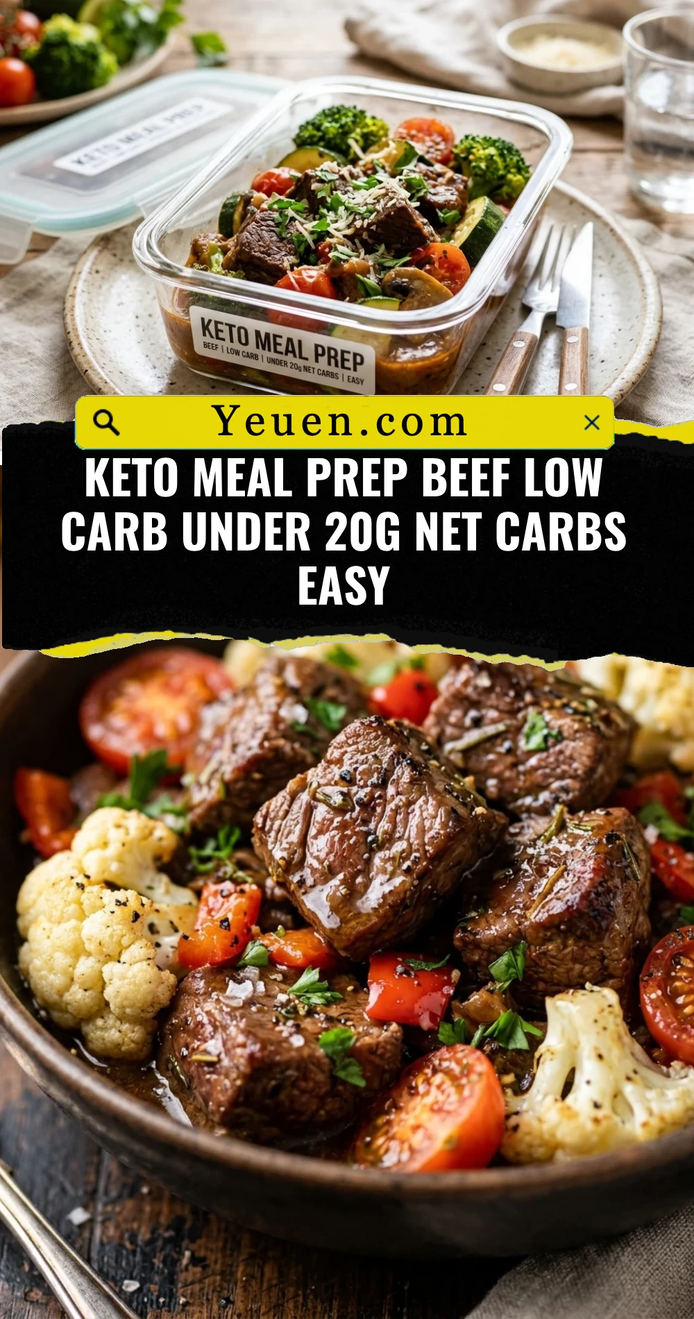 Keto Meal Prep Beef Low Carb Under 20g Net Carbs Easy