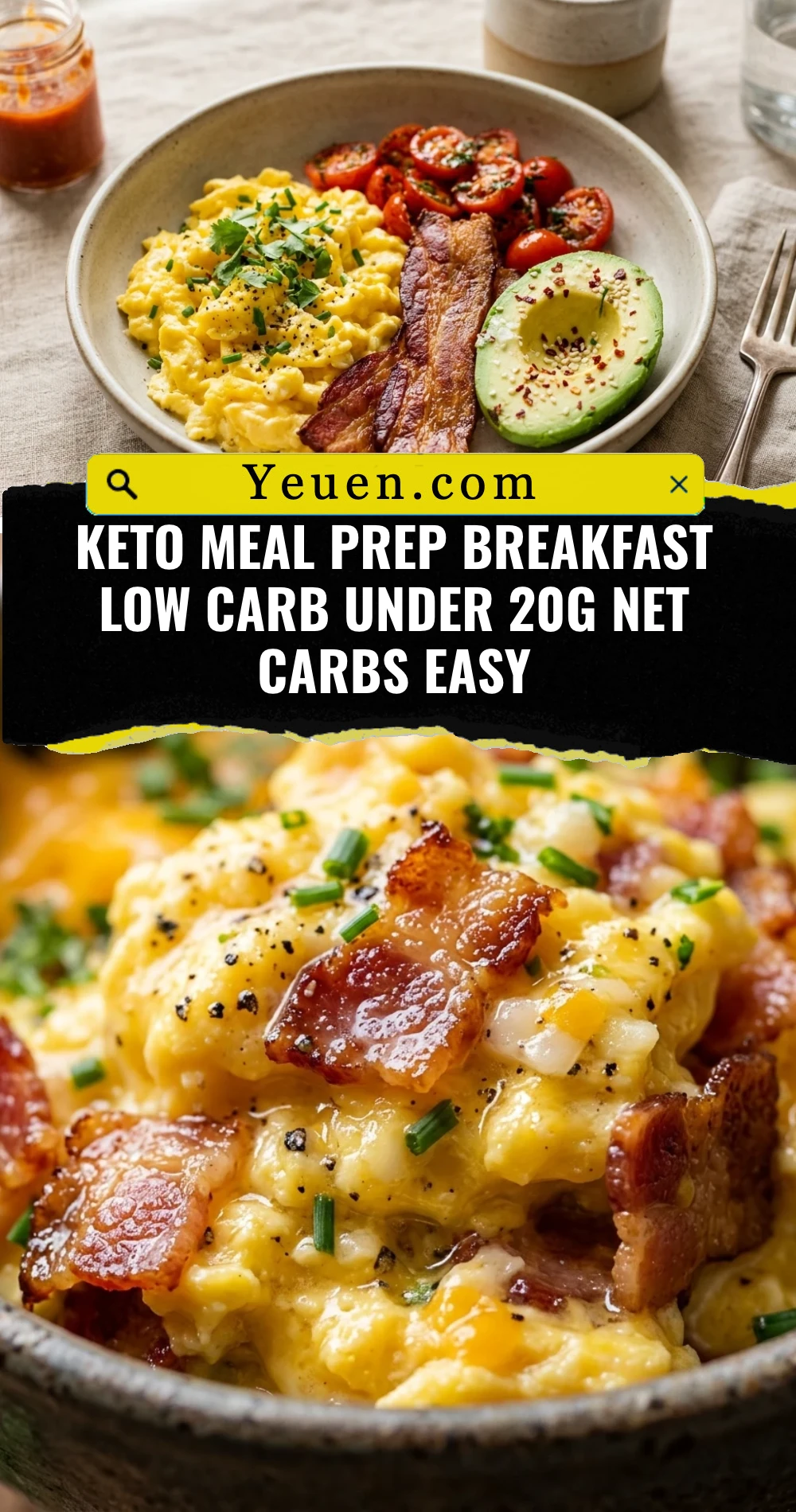 Keto Meal Prep Breakfast Low Carb Under 20g Net Carbs Easy