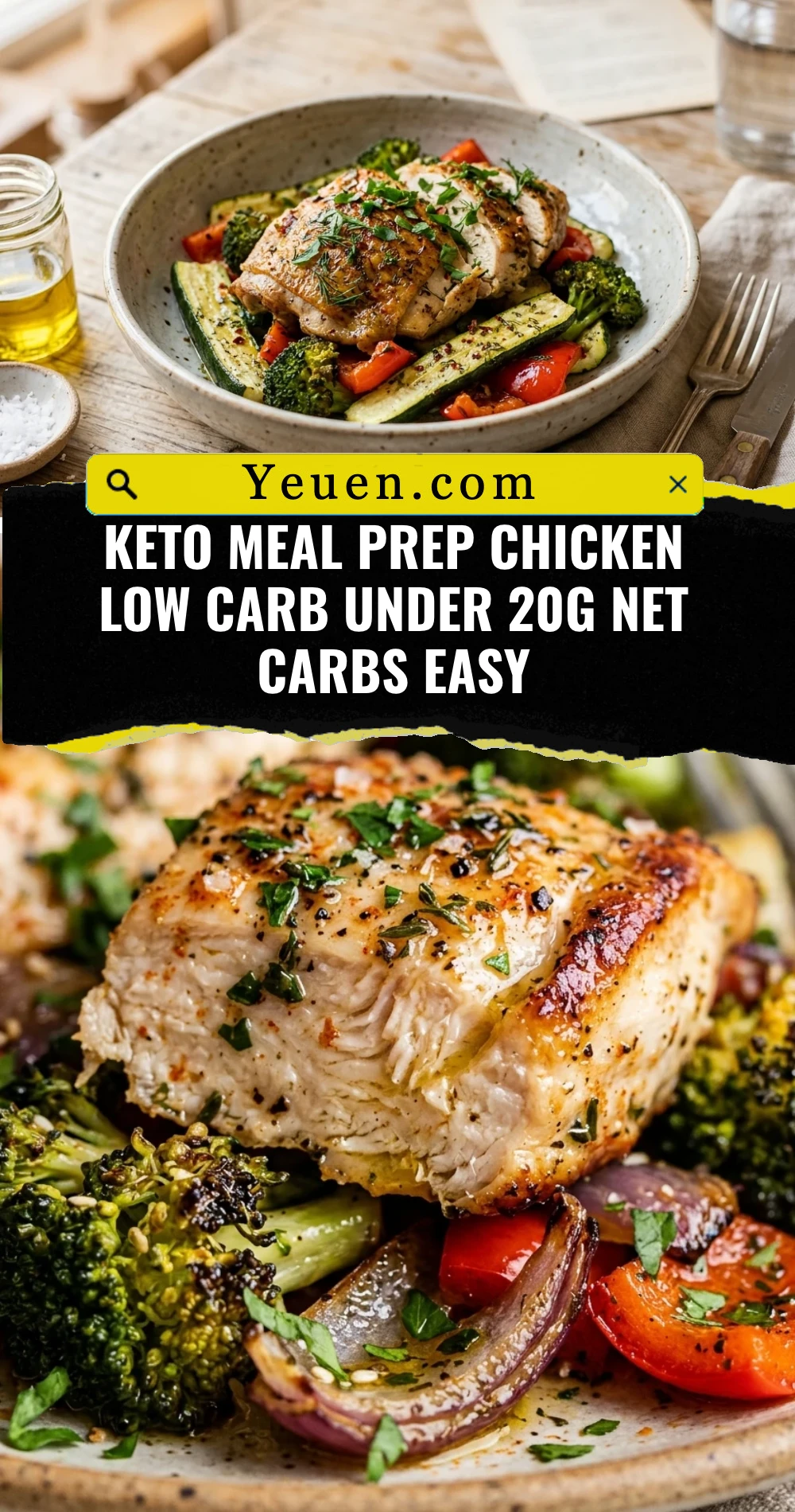 Keto Meal Prep Chicken Low Carb Under 20g Net Carbs Easy