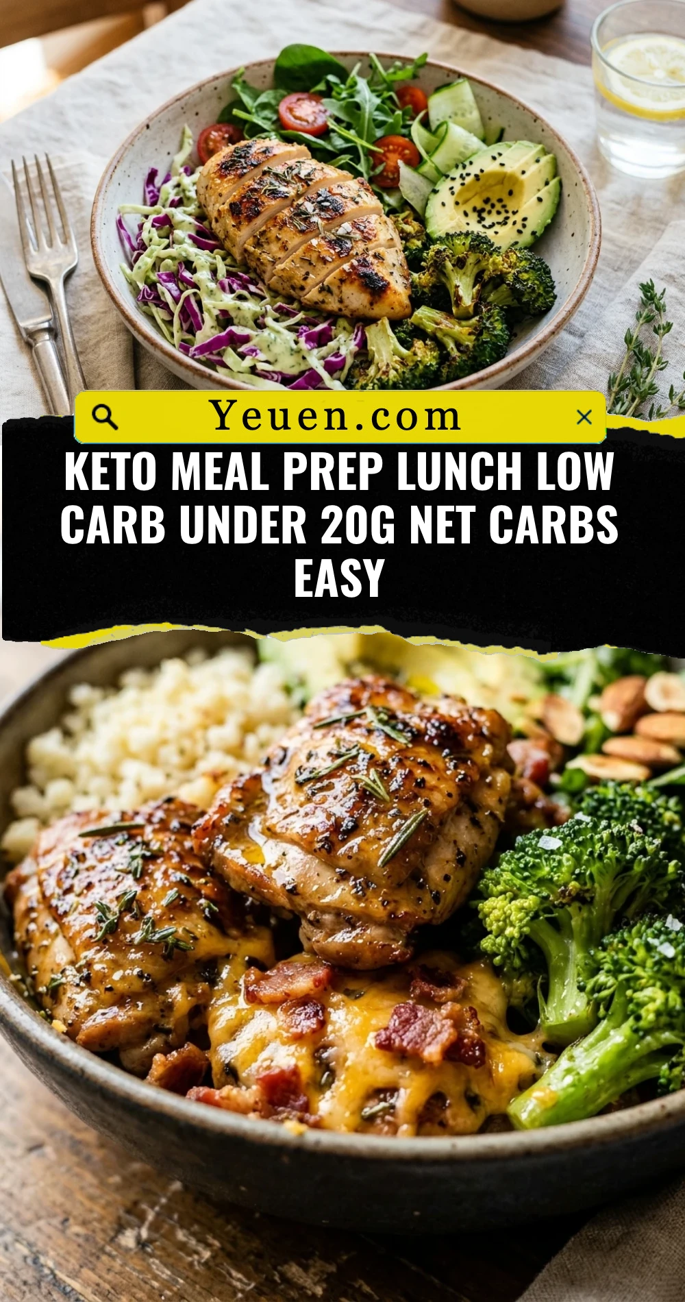 Keto Meal Prep Lunch Low Carb Under 20g Net Carbs Easy