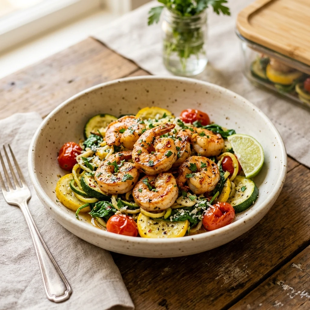 Keto Meal Prep Shrimp Low Carb Under 20g Net Carbs Easy