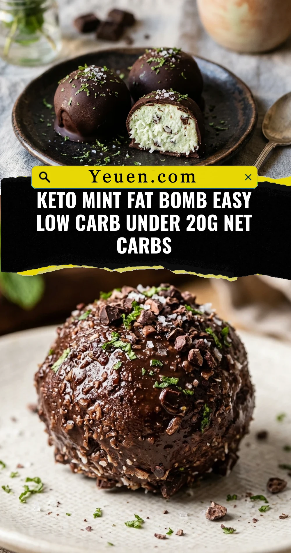 Keto Mint Fat Bomb Easy Low Carb Under 20g Net Carbs