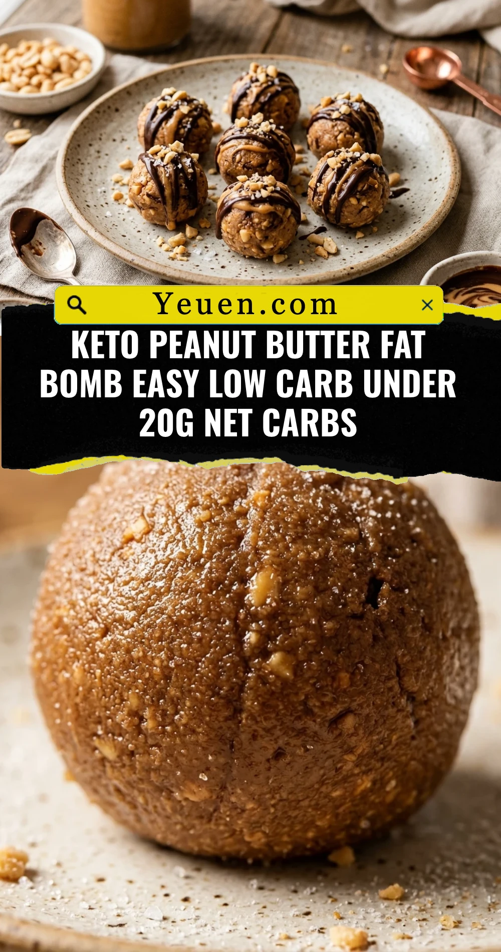 Keto Peanut Butter Fat Bomb Easy Low Carb Under 20g Net Carbs