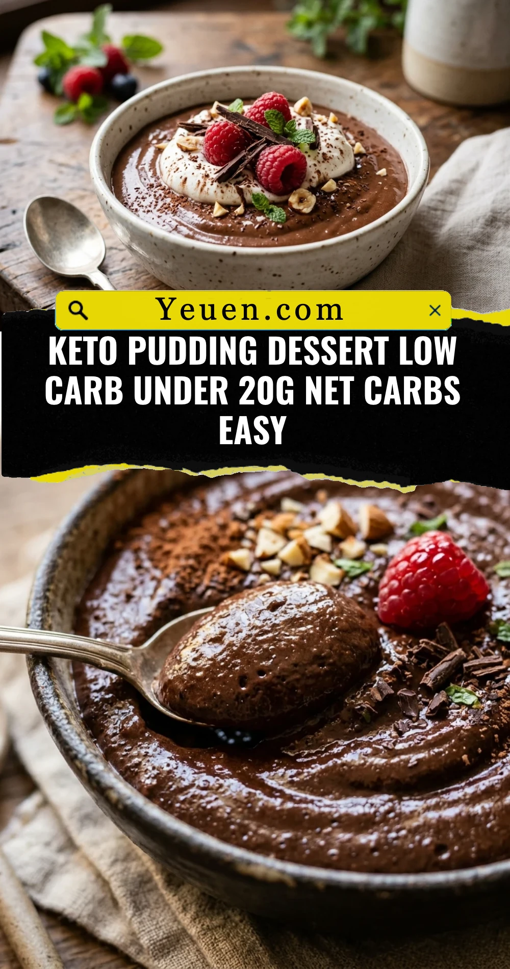 Keto Pudding Dessert Low Carb Under 20g Net Carbs Easy