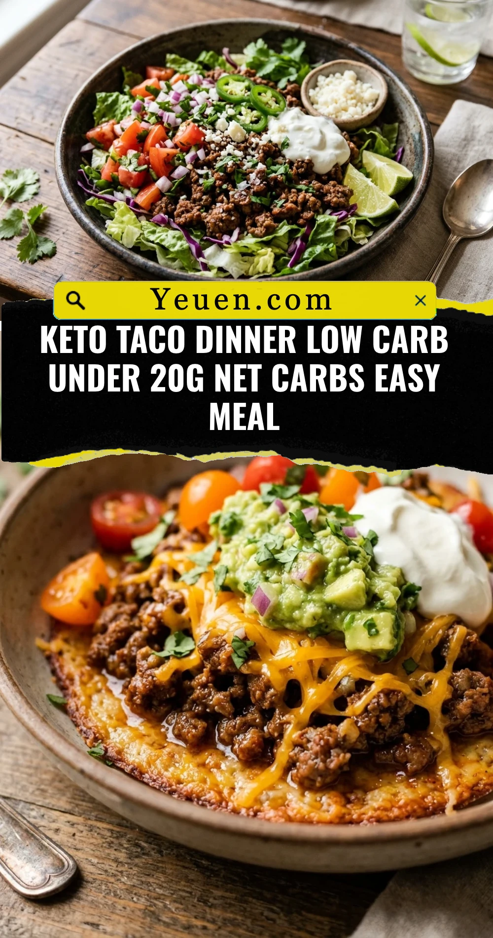 Keto Taco Dinner Low Carb Under 20g Net Carbs Easy Meal