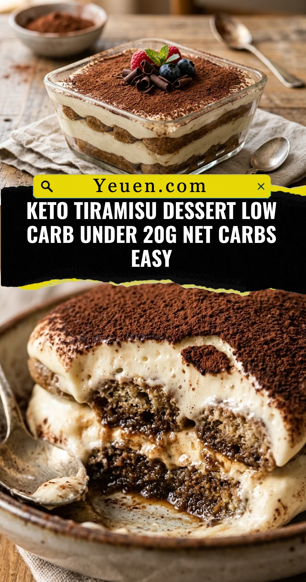 Keto Tiramisu Dessert Low Carb Under 20g Net Carbs Easy