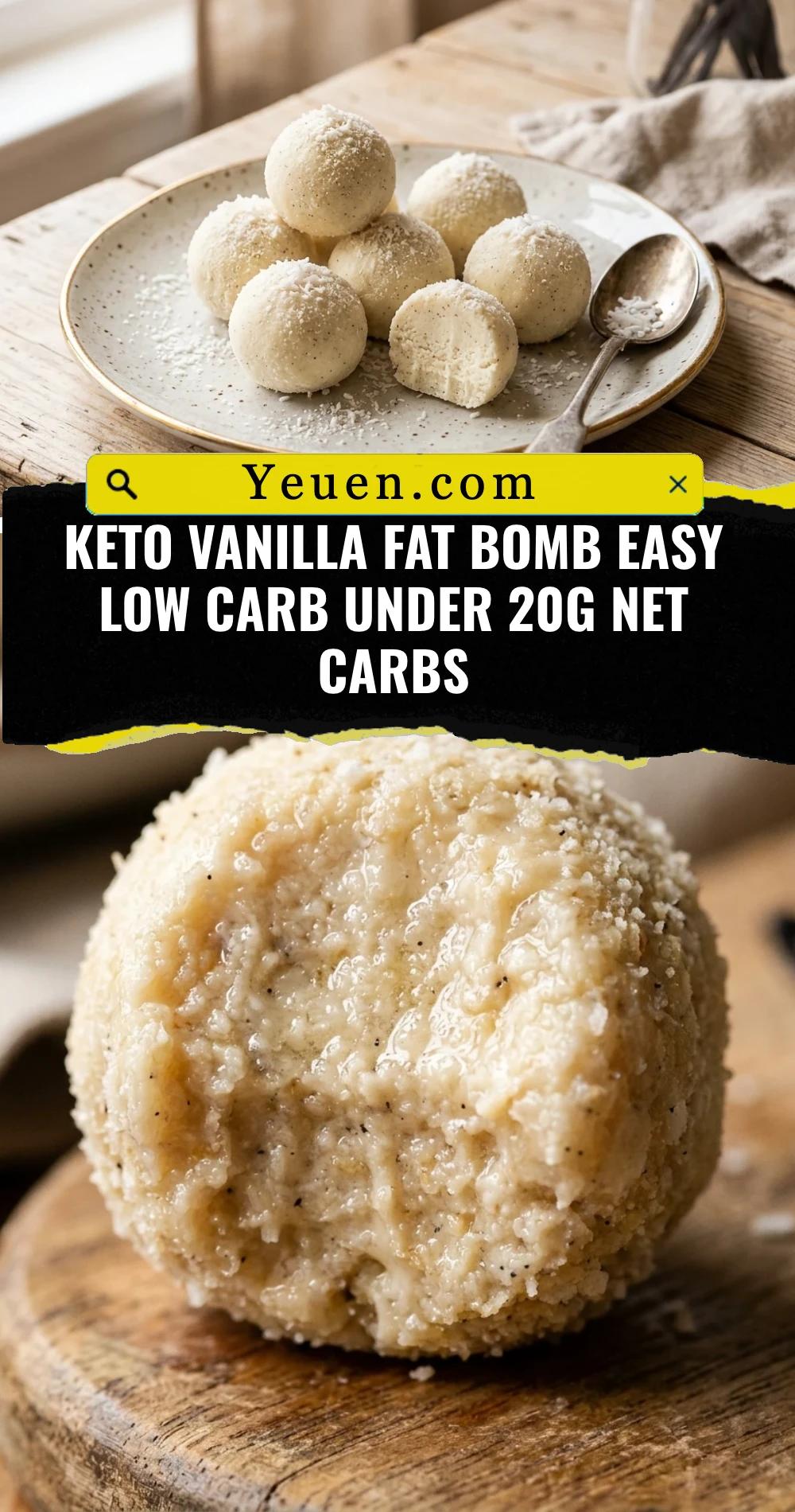 Keto Vanilla Fat Bomb Easy Low Carb Under 20g Net Carbs