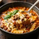 Lasagna Soup Going Viral High Protein
