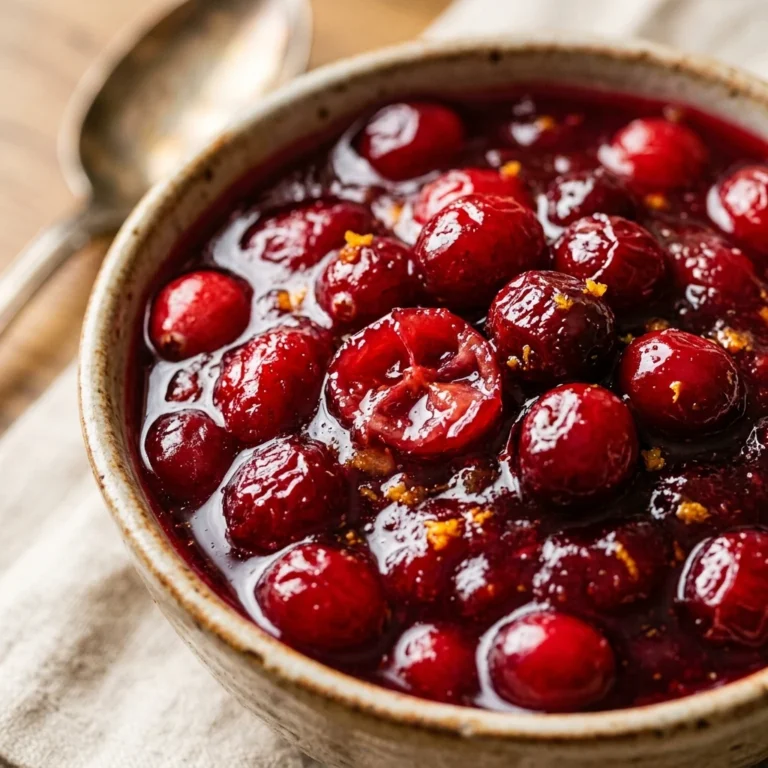 Last Minute Thanksgiving Cranberry Sauce No Fail