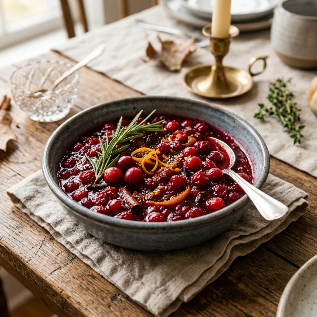 Last Minute Thanksgiving Cranberry Sauce No Fail