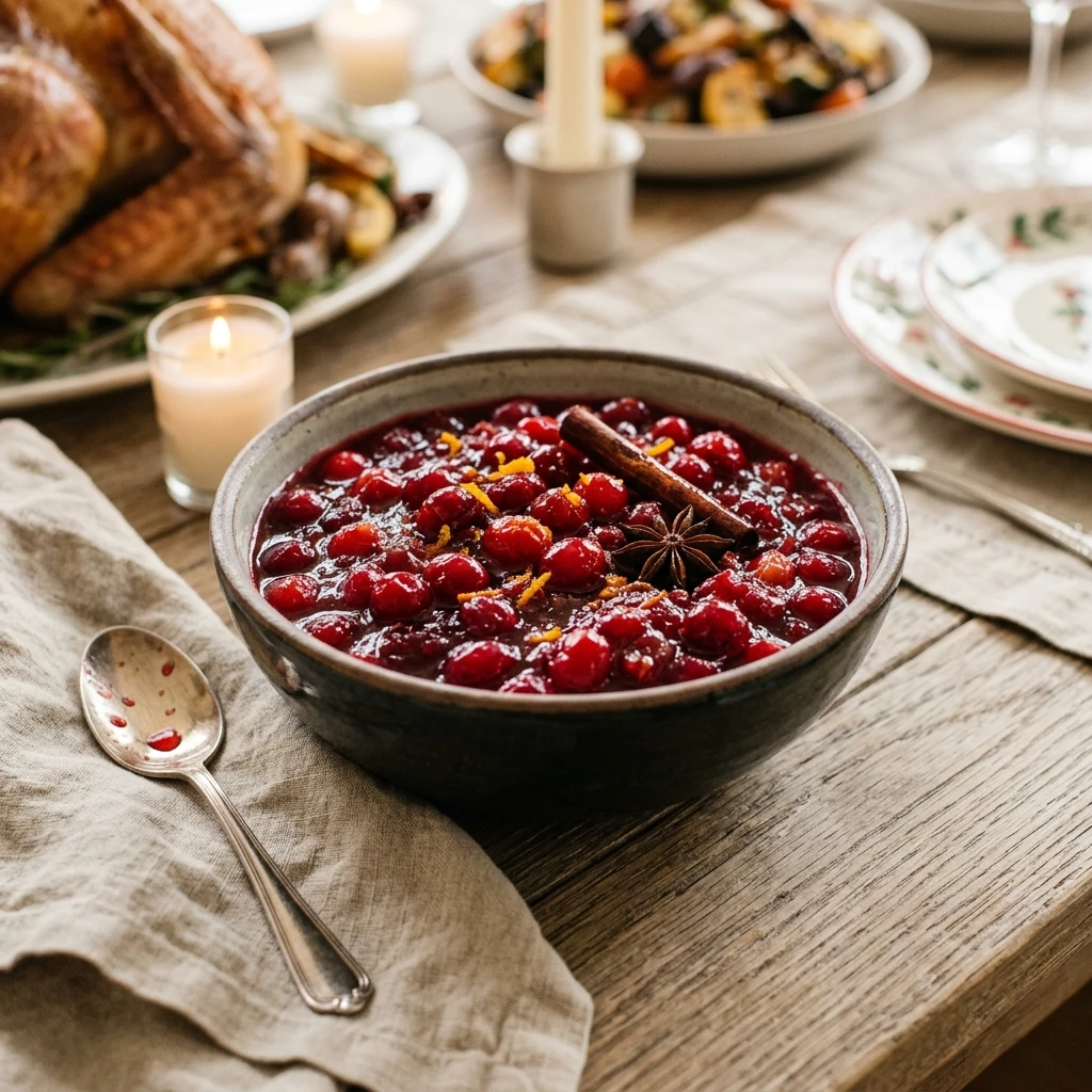 Last Minute Thanksgiving Cranberry Sauce No Fail